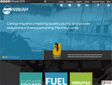 Tablet Screenshot of hydra-tech.com